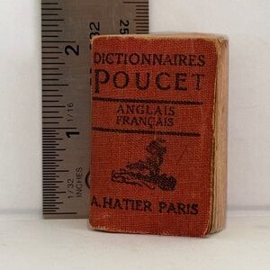 1918 English/French Dictionary